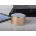 Factory wholesale  A10 FM LED Portable Mini Metal blue tooth Wireless Speaker